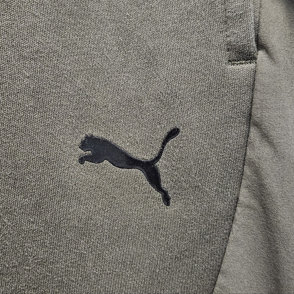 Puma Evostripe Modern Streetwear Motor Joggers Pants Olive Green Size Large - Picture 4 of 16